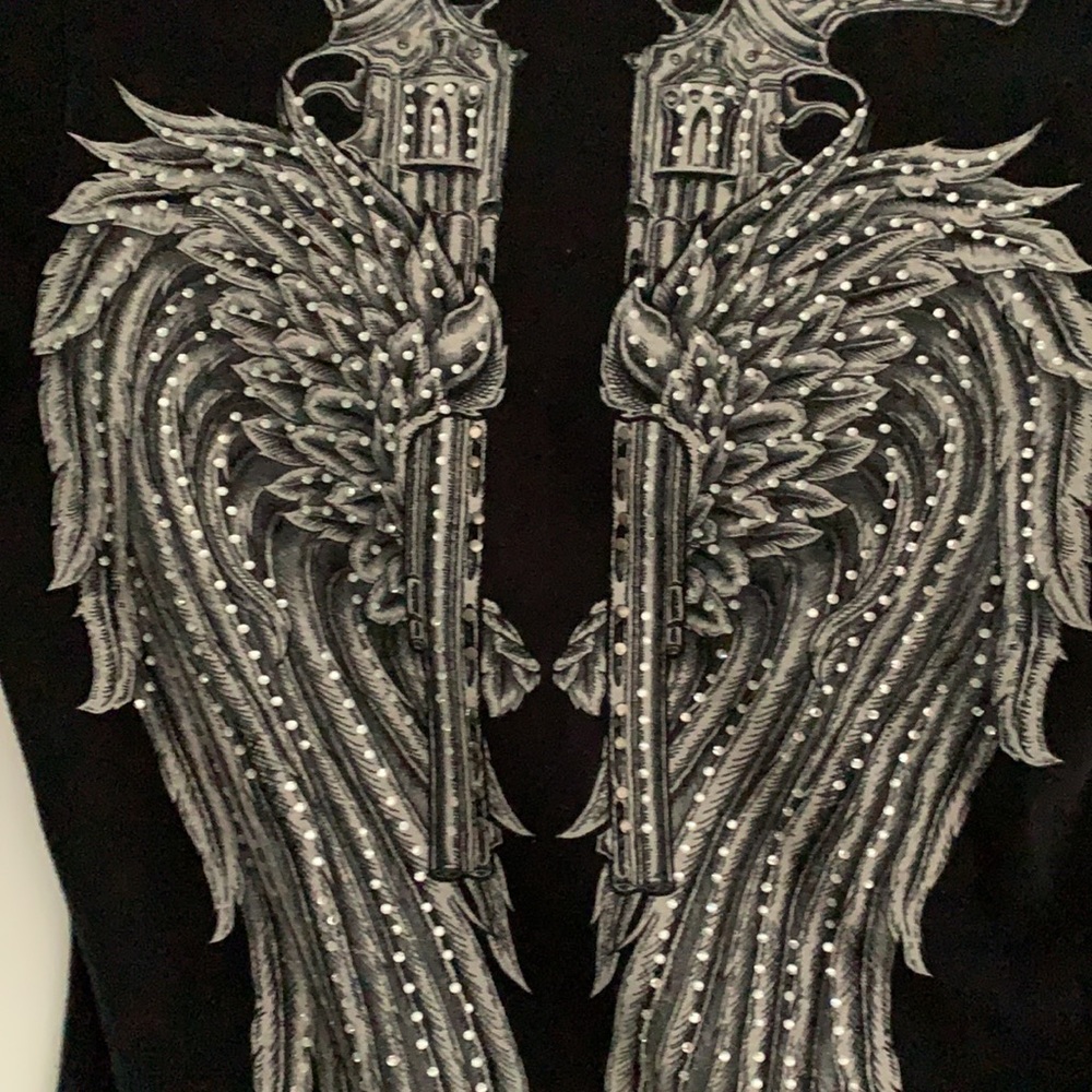 🖤❤️ RHINESTONE WING TOP 🖤❤️